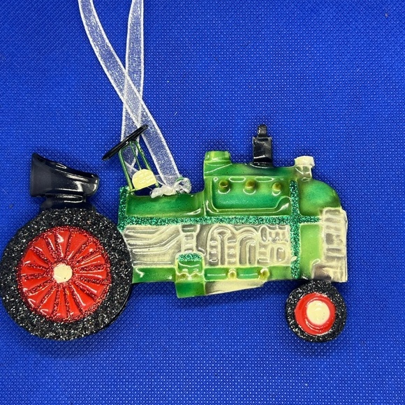 Source Unknown Other - Green Tractor Ornament
